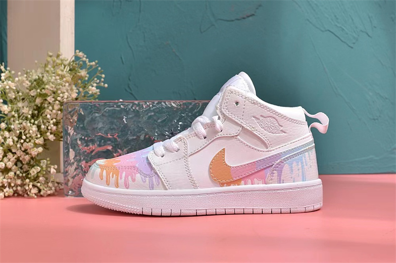Youth Running Weapon Air Jordan 1 White Shoes 0139 Youth Running Weapon Air Jordan 1 White Shoes 0139